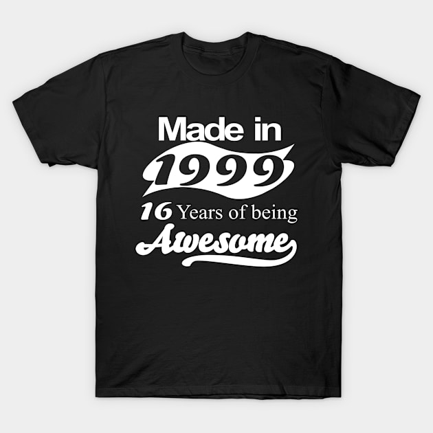 Made in 1999 T-Shirt by funnytees